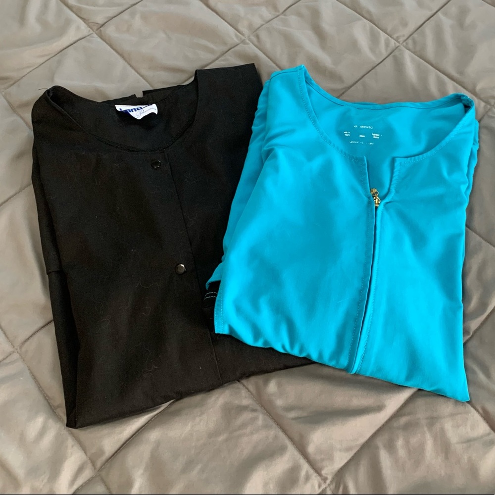 Women’s Nursing/Healthcare 2 piece scrub jacket tops (B16)